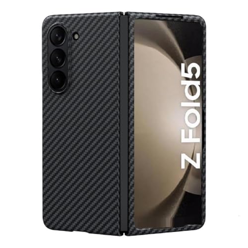 Midkart Front & Back Case Compatible with Samsung Galaxy Z Fold 5 Matte Carbon Pattern Sturdy Durable Aramid Fiber Super Light at 0.6mm Thin Protective Cover, Black (B0CHMRWQKY) Amazon Price History, Amazon Price Tracker