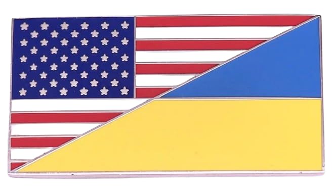 Drapeau USA Ukraine témoin d'amour et d'amitié entre deux peuples unis