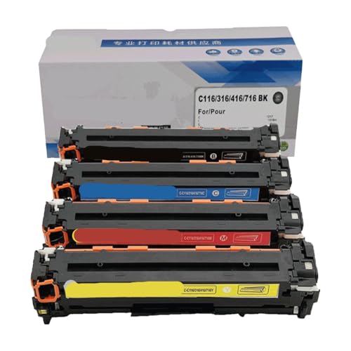 Toner CRG-416 jaune aux pigments stables pour l'imprimante LBP5050