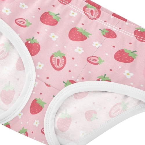 Joisal Animals Girls Underwear Toddler 2t Cotton Girl Panties Cute Cute Pink Strawberries Floral Kids Briefs Undies4
