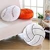 Volleyball Sports Pillow Fluffy Soft Throw Pillow Toy ,14" Durable Sport Basketball Plush Toys,Plush Pillow Toys Gift for Kids Boy Girls Children Room Decoration #3