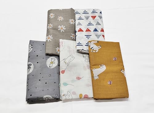 Image of Trance Home Linen Super Ultra Soft 100% Cotton Malmal Baby Swaddle Cloth | Baby Wrap for New Born Babies | Skin Friendly Soft Baby Towel |New Born Swaddles-(100x100 Cm, Circus Print,Pack of 5
