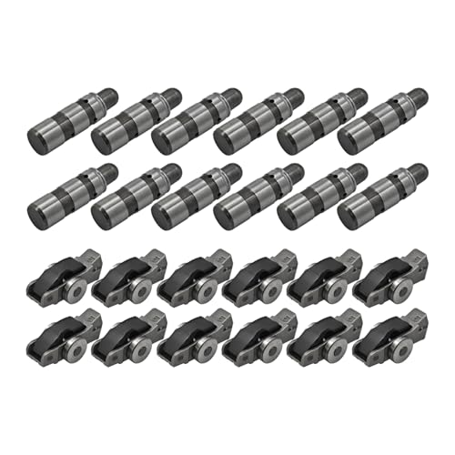 12PCS Rocker Arm and Lifter Kit Replacement Compatible with Dodge Challenger Charger Journey for Jeep Wrangler for Ram 1500 3.6L 2016-2024 Replace # 5047979AA 5047896AD 05047896AC 5047896AB