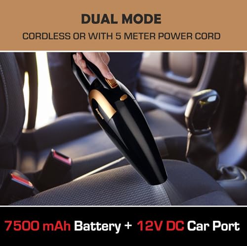Bergmann Stunner Dual-Mode Cordless + Corded Car Vacuum (12,000Pa) — view 3