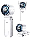 【Compagnon 3 en 1 Multifonction】Utilisable à la main, sur un bureau, ventilateur cou. C'est un cadeau pratique et apprécié pour les étudiants, les professionnels et les amateurs de plein air, offrant une fraîcheur personnelle en toute situation