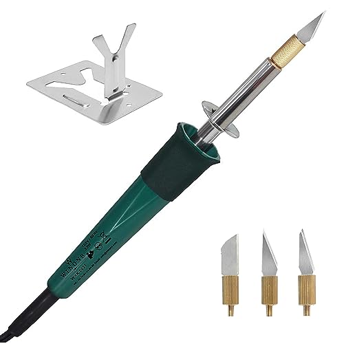 WINONS Cuchillo Caliente Cortador de Plástico WHK0007, Cortadora Poliestireno igual que Cortador de Espuma, Cutter Profesional (Kit de 5)