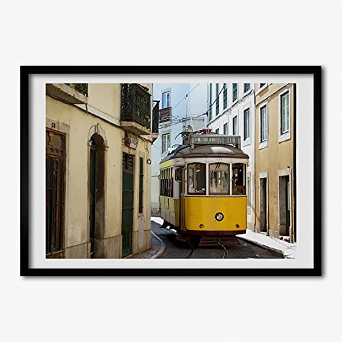 Cadre photo Tramwaj de Lisbonne Tulup 70x50 cm pour affiche