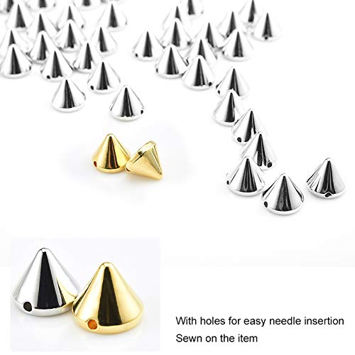 Jalan 200 pz Punte a Cono Rivetti Borchie Punk per...