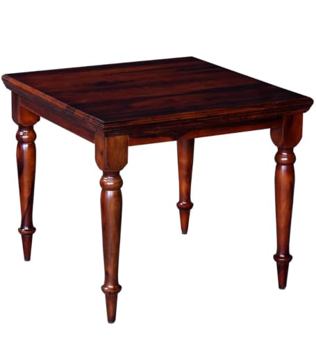 Image of Dining Table Set of 4, Wood 4 Seater Dining Table with Chair || Wooden Dining Table 4 Seater for Living Room || Folding Dining Table || Dining Room Furniture || Cane Chairs for Balcony || Honey Finish