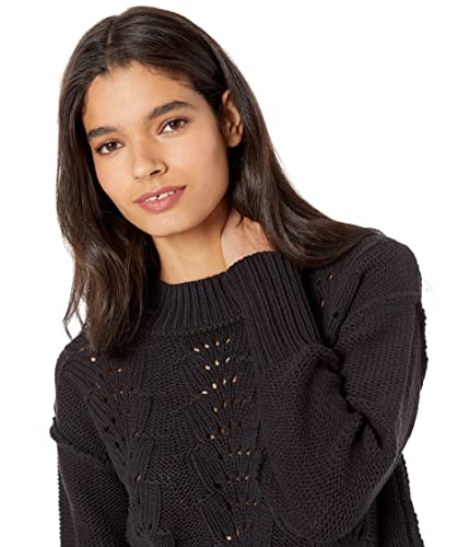 Free People Bell Song Pullover Black Md (Women's 8-10) #TOP2