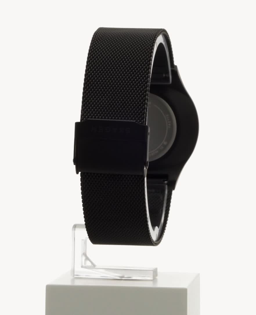 Skagen Herrenuhr Grenen 3Zeiger, Dreizeiger Uhrwerk, 37mm Midnight 