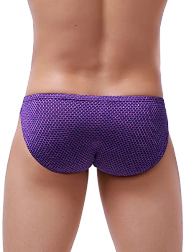 iKingsky Men's Big Pouch Briefs Breathable Bulge Underwear Sexy Low Rise Under Panties for Men3