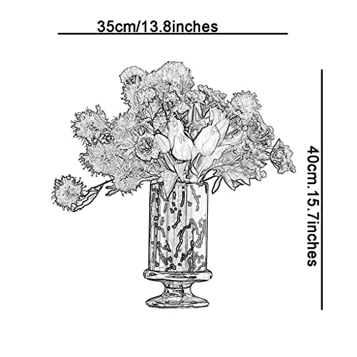 Vase créative de mariage en céramique et bouteille fleur cadeau - 6