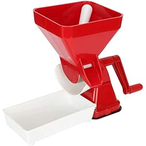 Tomatenpers, eenvoudig handmatig sappen Tomatenzeef, invoerinlaat met grote capaciteit Slijtvaste tomatenpers Sausmaker, tomatenvoedselzeef voor fruitgroenten Tomatensaus Salsa