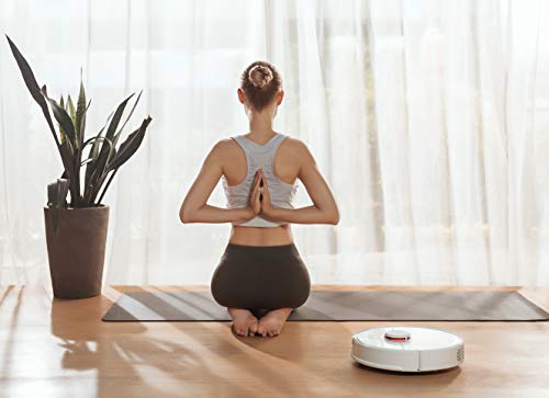 Xiaomi Aspirateur connecté Blanc, Roborock S6 Robot Aspirateur-Balayage et Nettoyage-Auto-Recharge Contrôle Intelligent Planifié-Aspiration : 2000 Pa-Batterie : 150 min (aspirateur /serpillère) - Image 7