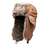 S A Trapper Hat | Canvas | Brown