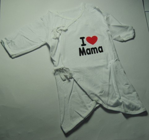 CL0067 and Beautiful Butterfly Newborn Baby Cotton Romper, " I LOVE Mama"