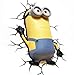 3D Light FX Despicable Me Minions Kevin 3D Deco LED Wall Light