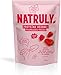 NATRULY Proteína Vegana BIO Fresa y Frambuesa, 76% Proteína, 100% Natural Sin Azúcar, Sin Gluten, Sin Lactosa, Sin Soja -350g