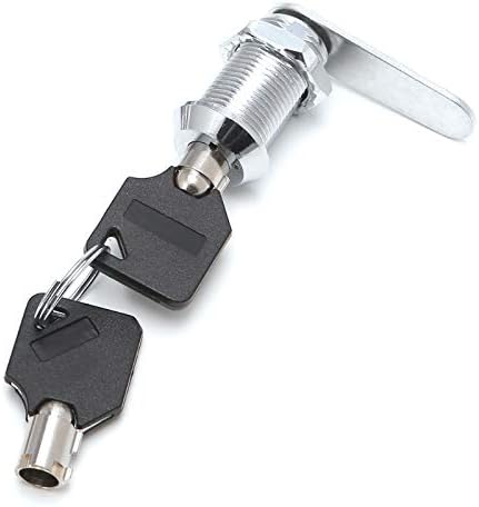 Barrel Lock,Drawer Locks,2pcs Tubular Cam for Home Important Items Security Cylinder Door Mailbox Cabinet Tool with Keys(25mm)