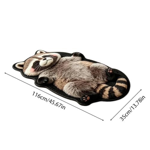 Alfombra de suelo con estampado animal multicolor para estudio 7