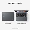 Samsung Galaxy Book4 Pro, Intel® Core™ Ultra 7 Processor, 16GB RAM, 512GB, Laptop 14" Dynamic AMOLED 2X touch, Windows 11 Home, Moonstone Gray [Versione Italiana]