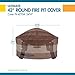 DUCKCOVERS Ultimate Waterproof 44 Inch Round Fire Pit Cover, Outdoor Firepit Cover