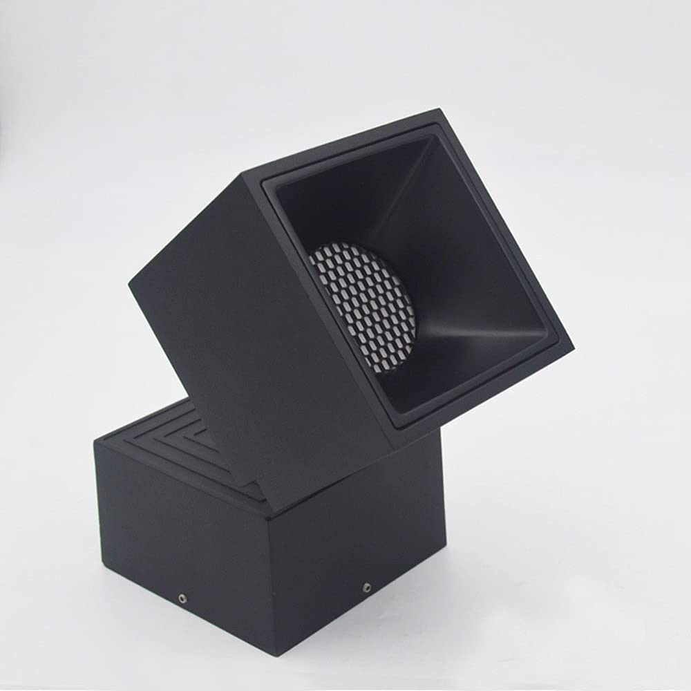 Foco, Luces de Techo Led Cuadradas de 3,15 Pulgadas para Montaje en Superficie, Downlight sin Carcasa de Luz Diurna Antideslumbrante de Alta Luminosidad con Diseño de Panal, Ángulo de Haz de 3000K-600