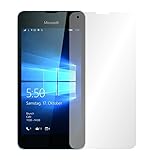Slabo 2 x Bildschirmfolie für Microsoft Lumia 550 Bildschirmschutzfolie Zubehör Crystal Clear KLAR