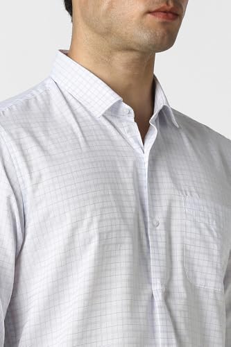 Image of Peter England Men Polycotton Solid Slim Fit Shirt