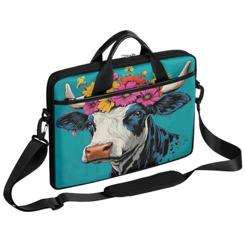 Bolsa para laptop con flores para portátil 15 pulgadas miniatura 1