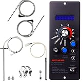Digital Thermostat Controller Kit Replacement Parts Compatible with Camp Chef Wood Pellet Grills Smoker PG24STX/PG24XT/PG24S/PG24WWS, Include Meat Probe, Temperure Sensor Probe, and Igniter Hot Rod