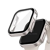 Case Proteção Vidro Flat Compatível Com Apple Watch (Estelar 41mm)