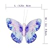 Berfutall- Spring Feather Butterfly Decorations Set 6 Color of 12pcs Vibrant Multi Colored Craft Butterflies on Clip .Party Home Decor Floral Pics #4