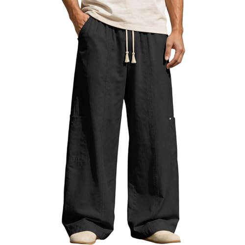 Pantalon de sport haut de gamme coupe ample et finitions soignées pour homme