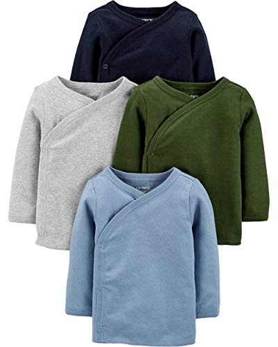 Image of Carter's Baby Boys 4-Pack Cotton Kimono Tees