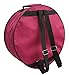 Tambourine Bag/Snare Drum Bag/Drum Bag with Shoulder Strap/Tambourine Storage Case/Percussion Instruments Accessories (red)
