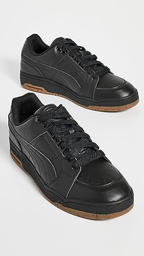 PUMA Mens Slipstream Lo Gum Lace Up Sneakers Shoes Casual - Black4