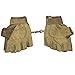 Maddog Tactical Half-Finger Paintball and Airsoft Gloves - Tan - Small/Medium