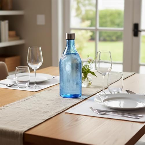 Miniatura 3 de Quid Maison Botella Mesa Vidrio Con Tapón 1l Sodo No Apto Microondas