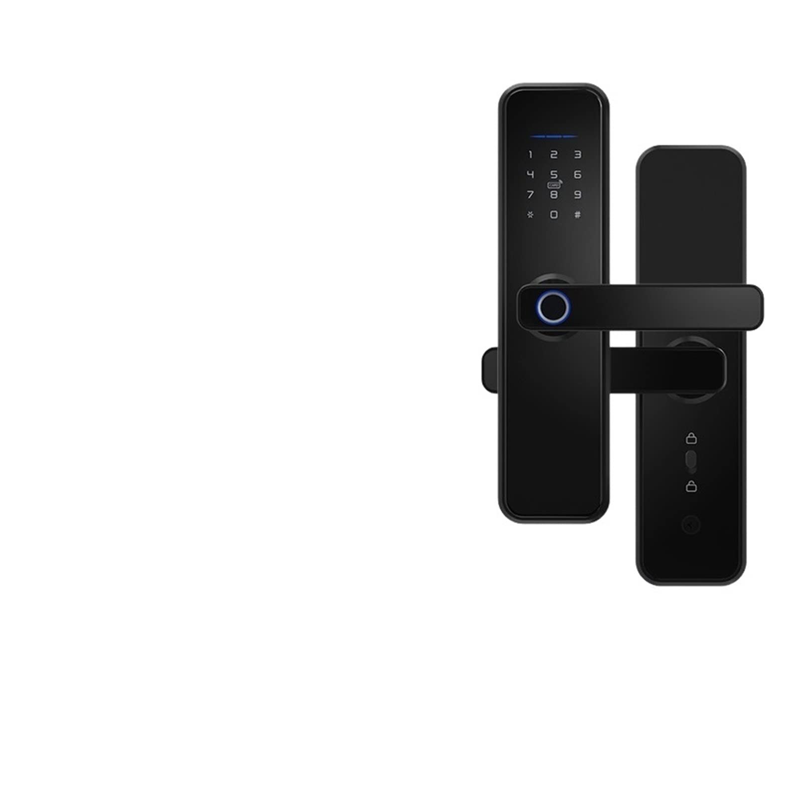 Serrure de porte électronique WiFi et biométrique Tuya pour accès à distance sécurisé