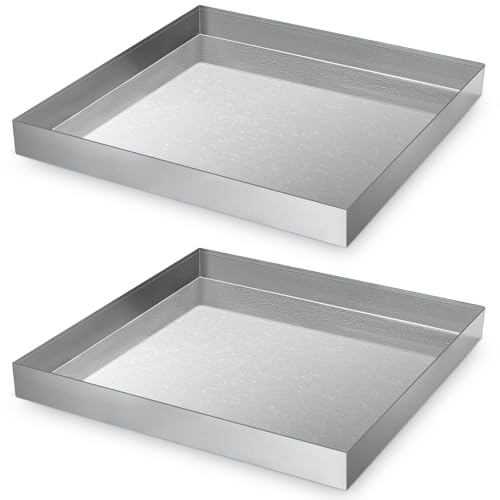 Shimeyao 2 Pack Galvanized Drain Pan 24