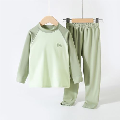 Boys Girls Cotton 𝐏a𝐣ama Set Long Sleeve Color Block Tops + Wide Leg Pants Fall Winter Sl𝐞epwear Loung𝐞wear Set 𝐏ajamas3