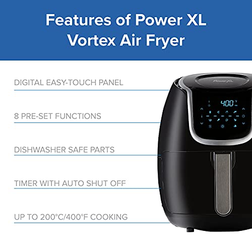 Power XL Vortex Air Fryer - Digitale heteluchtfriteuse (2,8 L) - Afbeelding 3