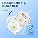 Vacplus Moisture Absorbers, Hanging Closet Dehumidifier Bags, Humidity Packs, Desiccant, Closet Dehumidifiers with Fragrance Free, 10 Pack, 9.8 OZ