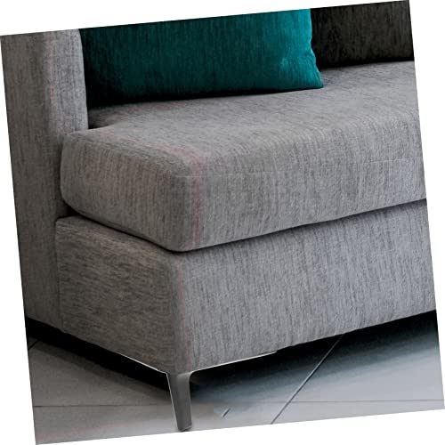 Patas de acero negro para sofá y mesa de centro en juego de 4 piezas con soporte estable 7