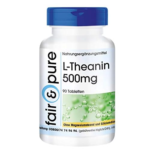 L-Theanin 500 mg - vegan - 90 tabletter