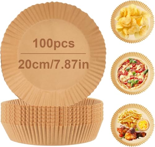 Backpapier für Air Fryer – 50 Stück – Antihaft-Unterlage für Air Fryer, Ofen, Mikrowelle & Kochplatten Backpapier für Air Fryer – 50 Stück – Antihaft-Unterlage für Air Fryer, Ofen, Mikrowelle & Kochplatten