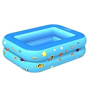 Opblaasbaar zwembad, grote 2-laags baby Kid Water Speel Padding Bathtub 115x90x35cm, Baby Badzwembad,