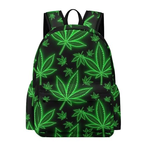 Sac à dos herbe verte et noire léger contre le vol